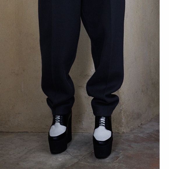 Celine  black and white wedges Phoebe Philo - Picture 1 of 16